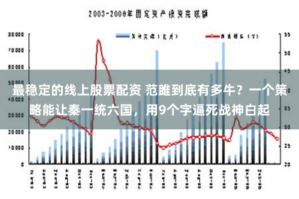 最稳定的线上股票配资 范雎到底有多牛？一个策略能让秦一统六国，用9个字逼死战神白起