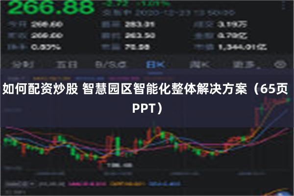 如何配资炒股 智慧园区智能化整体解决方案（65页 PPT）